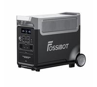 FOSSiBOT F2400 Power Station: 2048Wh LiFePO4 solargenerator with 3 x 230 V AC Output 2400W (4800W Peak), 1.5H full charge, UPS, 100W USB-C Output, Solar Generator for RV/Camping/Home (F3600)
