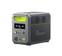 FOSSIBOT Portable Power Station 1200W Camping power station,Support AC1000W+solar 200W fast charging, fully charged in 1 hour,Solar Generator for Outdoor Camping,Off-grid Living,RV,Emergency