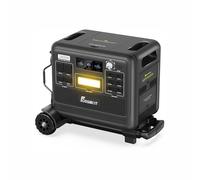 FOSSiBOT Tragbare Power Station F2400 With hand truck, 2048Wh LiFePO4 solar-generator with 3 x 230V AC Output 2400W (4800W Peak), Applicable to RV/Camping/Home