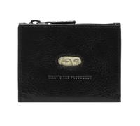 FOSSIL Andrew Magnetic Zip Card Case Black