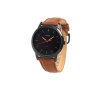 Fossil Black Dial Minimalist Leather Watch for Mens