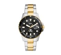 Fossil Watches Fossil Gents Blue Collection Dive Two Tone Stainless St