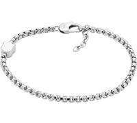 Fossil Bracelet For Men Heritage, Silver Tone Stainless Steel, L: 215mm X W: 7.8mm X H: 8.9mm, JF04346040