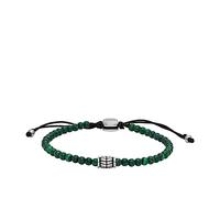 Fossil Bracelet for Men , Length: 250mm, Width: 4mm Silver Stainless Steel Bracelet, JF04415040