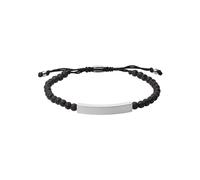 Fossil Bracelet for Men Vintage Casual, Inner Length: 170mm ~ 250mm black Semi-Precious Bracelet, JF03247040