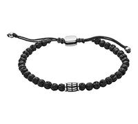 Fossil Bracelet for Men Wellness, Inner length: 170mm~250mm black Semi-Precious Bracelet, JF02887040