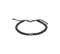 Fossil Bracelet for Men Wellness, Inner length: 170mm~250mm black Semi-Precious Bracelet, JF02887040