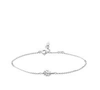 Fossil Bracelet for Women Elliott, Length: 165mm + 25mm, Width: 10mm Silver Sterling Silver Bracelet, JFS00549040