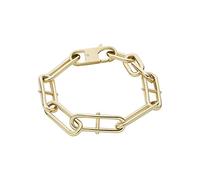 Fossil Bracelet for Women Heritage, Length: 190mm, Width: 8.5mm Gold Stainless Steel Bracelet, JF04234710