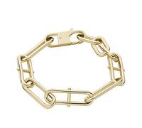 Fossil Bracelet for Women Heritage, Length: 190mm, Width: 8.5mm Gold Stainless Steel Bracelet, JF04234710