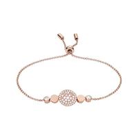 Fossil Bracelet for Women Mop, Min. inner length: 165mm Rose Gold Stainless Steel Bracelet, JF02905791