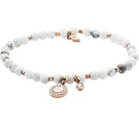 Fossil Bracelet for Women Wellness, inner length:165mm White Semi-Precious Bracelet, JA6934791