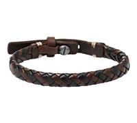 Fossil Men Leather or stainless steel adjustable closure bracelet