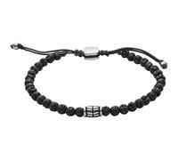 Fossil JF02887040 Bracelet Stone JF02887040 - Man - Stainless Steel Black/Silver