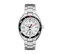 Fossil Breaker Stainless Steel White Dial Quartz Diver's FS6063 200M Men's Watch