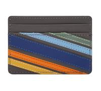 Fossil - Bronson Card Case Stripe Leather For Men ML4487993