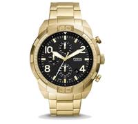 Fossil Bronson FS5877 Chronograph Gold Steel Strap Mens Watch