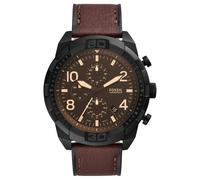Fossil Brown Mens Chronograph Watch Bronson FS5875