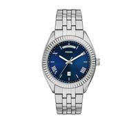 Fossil Campbell Men's 42MM Silver-Tone Stainless Steel Watch, FS6140
