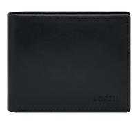 FOSSIL card case Derrick RFID Bifold Black