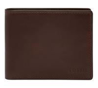 FOSSIL card case Derrick RFID Bifold Dark Brown