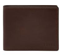 FOSSIL card case Derrick RFID Bifold Dark Brown
