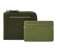 FOSSIL card case Westover Large Zip Bifold Deep Olive