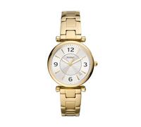 Fossil Carlie Watch for Women, Quartz movement with Stainless steel or Leather Strap