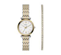 Fossil Carlie Women's 28MM Two-Tone Stainless Steel Watch, ES5450SET