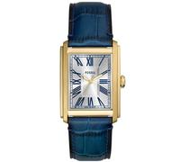 FOSSIL Men's Analog Quartz Watch with Leather Strap FS6076