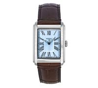 Fossil Watches Fossil Gents Carraway Blue Dial Brown Croco Leather Strap Watch