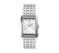 FOSSIL Carraway Watch for Men, Quartz Movement with Leather or Stainless Steel Strap,Silver Tone,30 mm