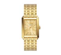 Fossil Carraway Watch for Men, Quartz Three Hand Movement with Leather or Stainless Steel Strap