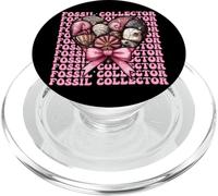 Fossil Collector Paleontology Fossil Hunter Girl Coquette PopSockets PopGrip for MagSafe
