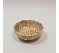Fossil/Coral Bowl, Marble Bowl (Multiple Sizes), Crystal Bowl, Perfect for Home Decoration (6 inch)