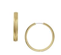 Fossil women's bangle Harlow Linear Texture stainless steel gold-tone, JF04535710