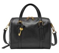FOSSIL cross body bag Carlie Satchel Black