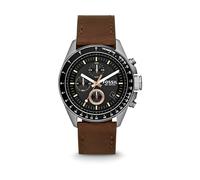 FOSSIL Decker Watch for Men Quartz Chronograph Movement with Leather Strap