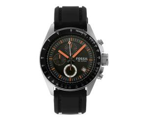 FOSSIL Decker Watch for Men, Quartz Chronograph Movement with Leather Strap.
