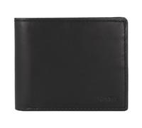 Fossil Derrick Wallet RFID protection Leather 12 cm black
