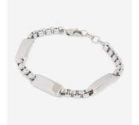 Fossil Drew Engravable ID Stainless Steel Chain Bracelet JF04400040
