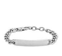 Fossil Drew Men's Stainless Steel ID Chain Bracelet
