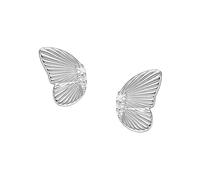 Fossil Earrings for Women Sterling Silver, Length: 6.5mm, Width: 6.8mm Silver Sterling Silver Earrings, JFS00621040