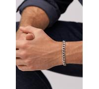 Fossil Ellis Silver Chain Bracelet, Silver, Men Ilver