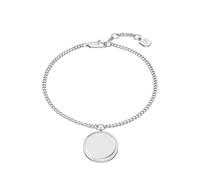 Fossil Ellis Women's Silver-Tone Stainless Steel Bracelet, JF04980040