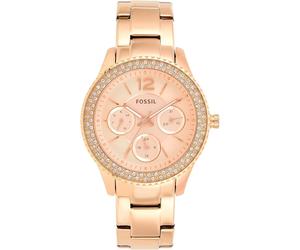 Fossil ES3590 Stella Stainless Steel Women's Quartz Chronograph Movement Watch