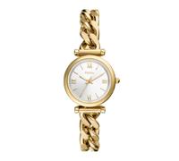 Fossil ES5329 Carlie Gold Plated Curb Bracelet Watch - W10342