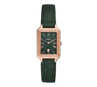 Fossil ES5366 Raquel Green Leather Strap Watch - W10368