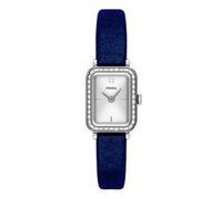 Fossil ES5436 Raquel Blue Velvet Strap Watch - W10462
