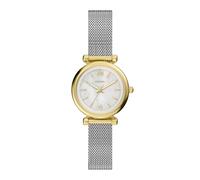 Fossil ES5463 Carlie Mini Gold Tone Mesh Bracelet Watch - W10479